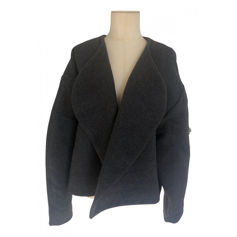 Toteme Grey Wool Wrap Coat- Size Large